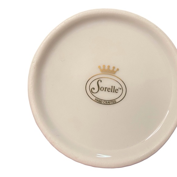 Vintage Sorelle Hand-Painted Porcelain Tea-Cup and Pot Set 1960s (Boxed) - Picture 12 of 13